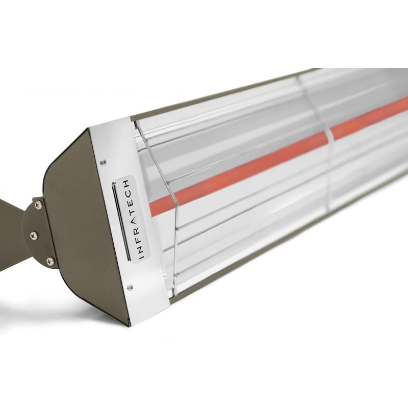 Infratech W-Series 61 1/4-Inch 4000W Single Element Electric Infrared Patio Heater - 240V - Bronze - W4024SS-BRZ