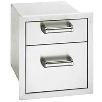 Thumbnail for Fire Magic Premium Flush 14-Inch Double Access Drawer With Soft Close - 53802SC