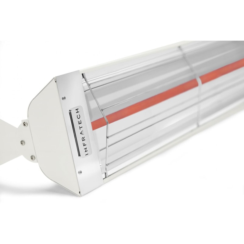 Infratech W-Series 39-Inch 2500W Single Element Electric Infrared Patio Heater - 240V - White - W2524SS-WH