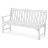 Thumbnail for POLYWOOD Vineyard 60-Inch Bench - White