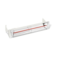 Thumbnail for Infratech W-Series 39-Inch 2500W Single Element Electric Infrared Patio Heater - 277V - White - W2527WH