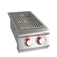 Thumbnail for Blaze Premium LTE Built-In Stainless Steel Double Side Burner With Lid - BLZ-SB2LTE-NG