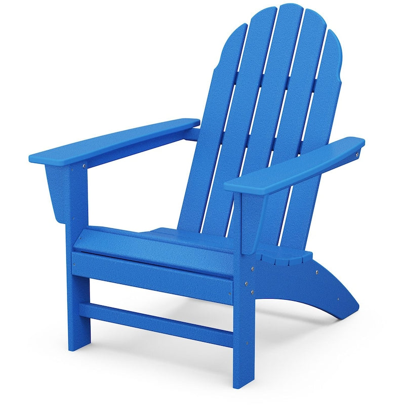 POLYWOOD Vineyard Adirondack Chair - Pacific Blue