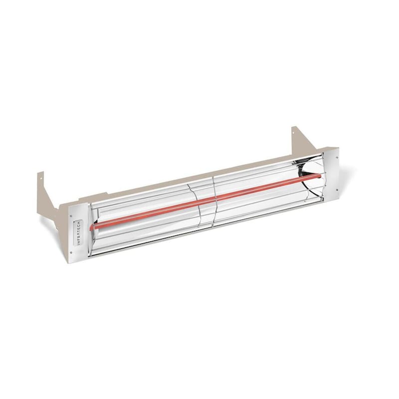 Infratech W-Series 33-Inch 1500W Single Element Electric Infrared Patio Heater - 208V - Beige - W1528BE
