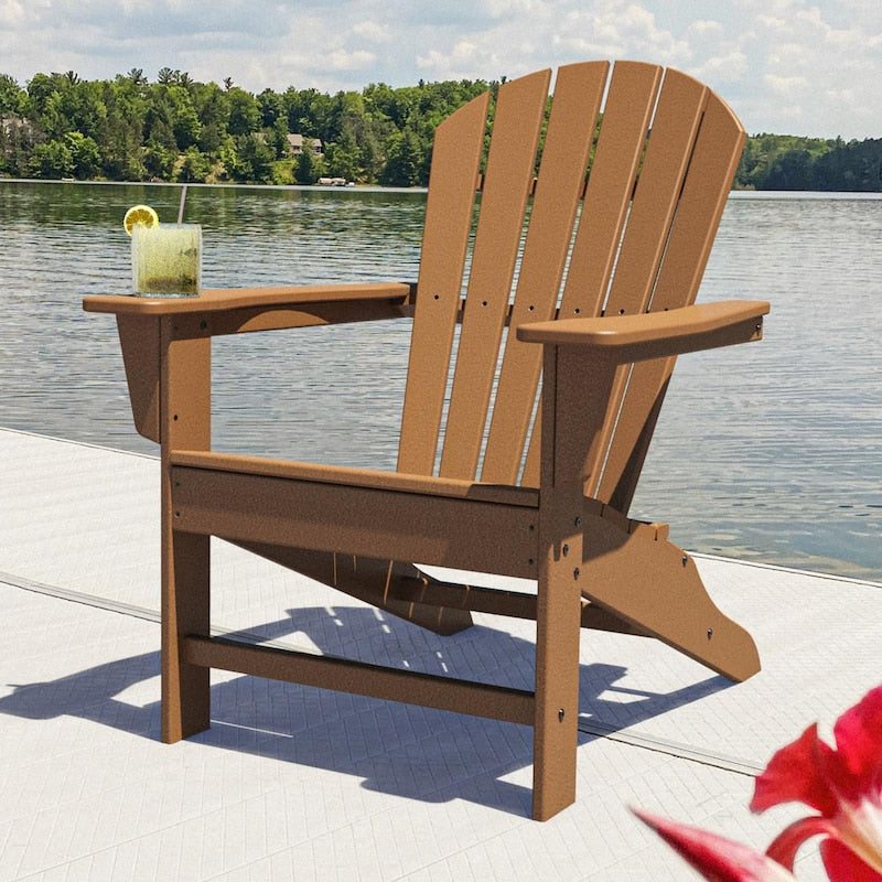 POLYWOOD South Beach Adirondack Chair - Teak