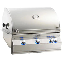 Thumbnail for Fire Magic Aurora A660I 30-Inch Built-In Propane Gas Grill With Rotisserie And Analog Thermometer - A660I-8EAP