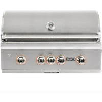 Thumbnail for Coyote S-Series 36-Inch 4-Burner Built-In Natural Gas Grill With RapidSear Infrared Burner & Rotisserie - C2SL36NG