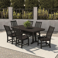 Thumbnail for POLYWOOD Vineyard 7-Piece Dining Set - Black