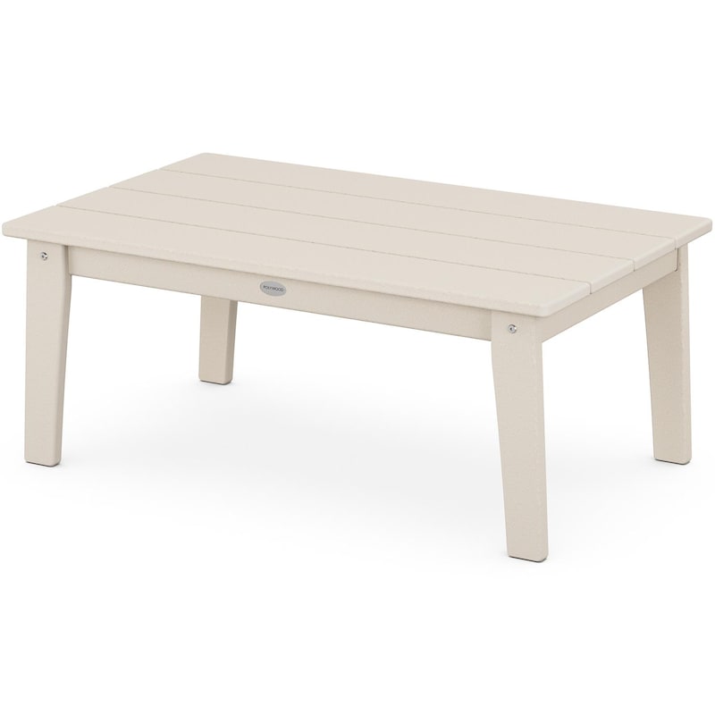 POLYWOOD Lakeside 22 X 36-Inch Coffee Table - Sand