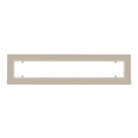 Thumbnail for Infratech W30 Flush Mount Frame For 61 1/4-Inch Heaters - Beige - 18 2305BE