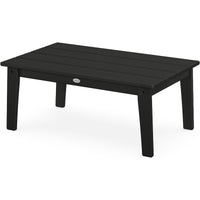 Thumbnail for POLYWOOD Lakeside 22 X 36-Inch Coffee Table - Black