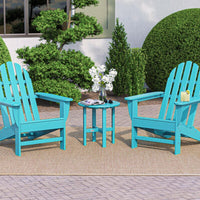 Thumbnail for POLYWOOD Classic Adirondack 3-Piece Set - Aruba