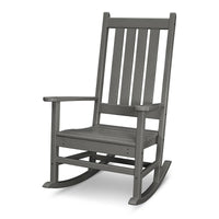 Thumbnail for POLYWOOD Vineyard Porch Rocking Chair in Slate Grey