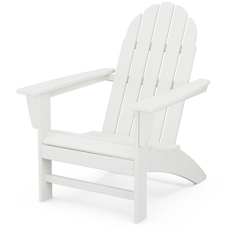 POLYWOOD Vineyard Adirondack Chair - White