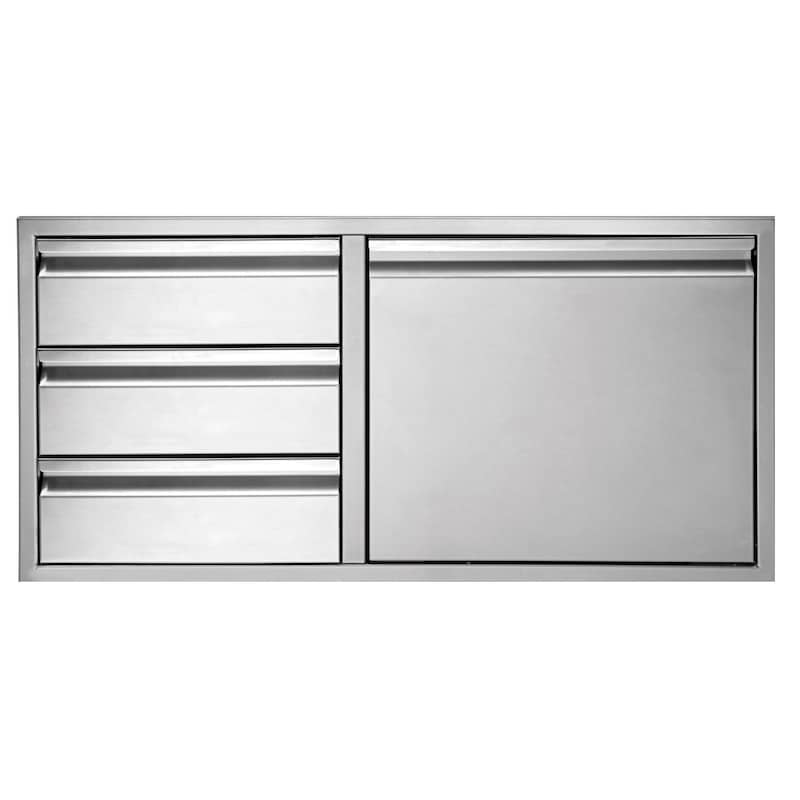 Twin Eagles 42-Inch Stainless Steel Access Door & Triple Drawer Combo - TEDD423-B