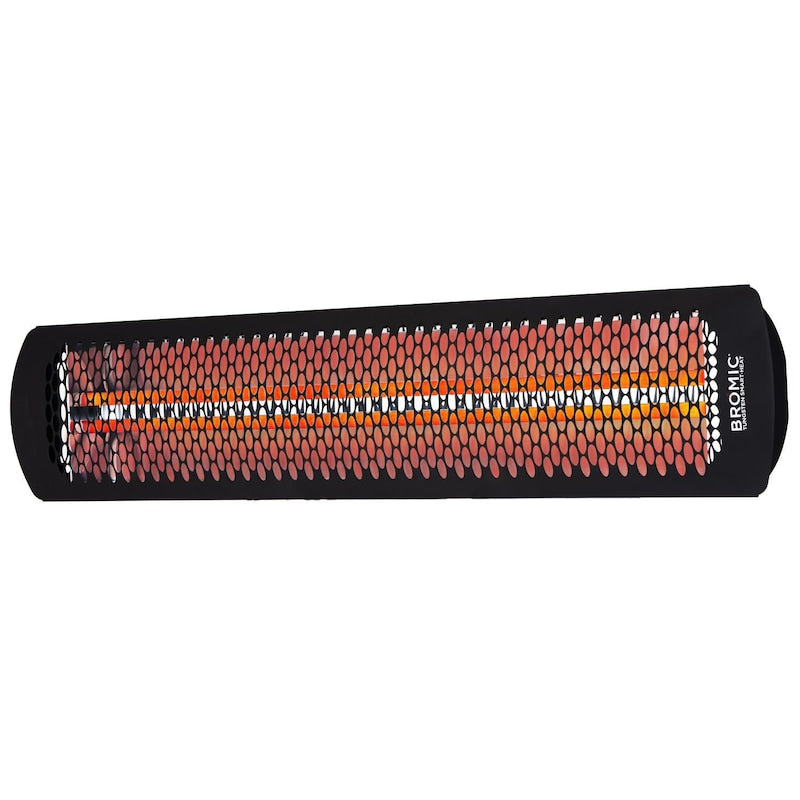 Bromic Heating Tungsten Smart-Heat 44-Inch 4000W Dual Element 240V Electric Infrared Patio Heater - Black - BH0420032