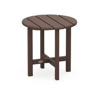 Thumbnail for POLYWOOD 18-Inch Round Side Table - Mahogany