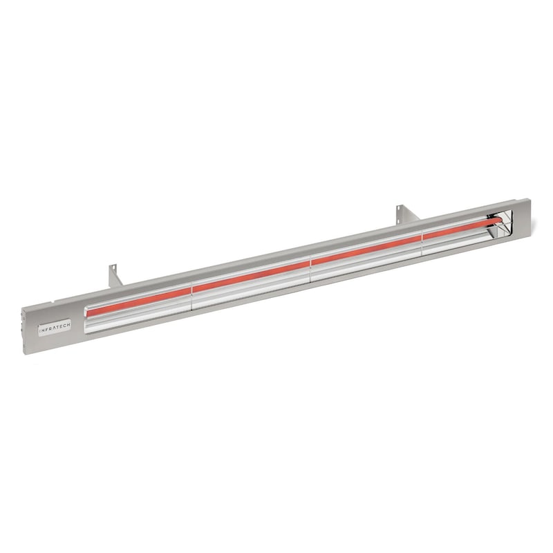 Infratech Slimline Series 63 1/2-Inch 4000W Single Element Electric Infrared Patio Heater - 480V - Silver - SL4048SV