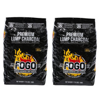 Thumbnail for FOGO Premium Natural Hardwood Lump Charcoal - 17.6 Lbs - 2 Pack