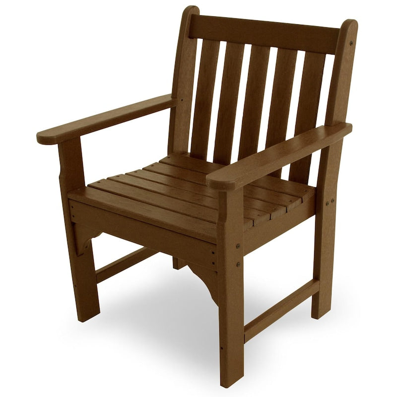 POLYWOOD Vineyard Garden Arm Chair - Teak