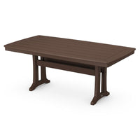 Thumbnail for POLYWOOD Nautical Trestle 38 X 72-Inch Dining Table in Mahogany