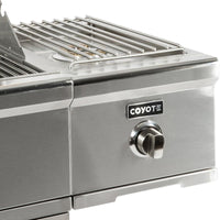 Thumbnail for Coyote C-Series Cart Mounted Natural Gas Single Side Burner - C1CSBNG