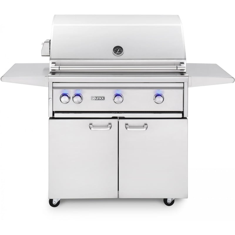 Lynx Professional 36-Inch Natural Gas Grill With One Infrared Trident Burner And Rotisserie - L36TRF-NG