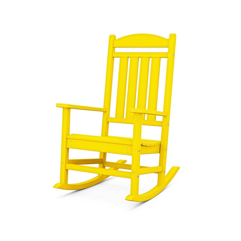 POLYWOOD Presidential Rocking Chair - Lemon