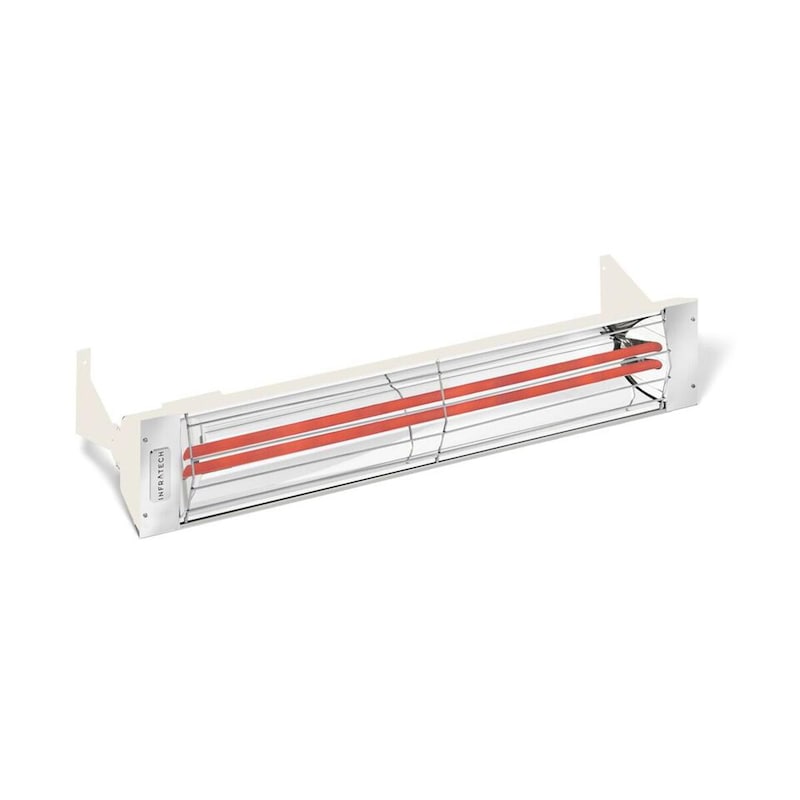 Infratech WD-Series 39-Inch 5000W Dual Element Electric Infrared Patio Heater - 480V - Biscuit - WD5048BI
