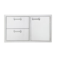 Thumbnail for Lynx Sedona 36-Inch Access Door And Double Drawer Combo - LSA636