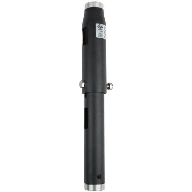 SunBriteTV Adjustable 9-12 Inch Extension Pole for Outdoor Ceiling Mounts - Black - SB-POLE-A-S-BL