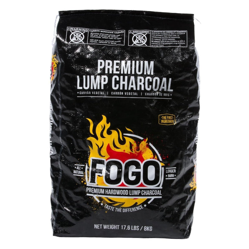 FOGO Premium Natural Hardwood Lump Charcoal - 17.6 Lbs