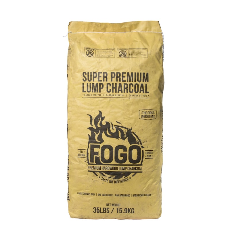 FOGO Super Premium Natural Hardwood Lump Charcoal - 35 Lbs