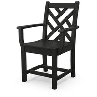 Thumbnail for POLYWOOD Chippendale Dining Arm Chair - Black