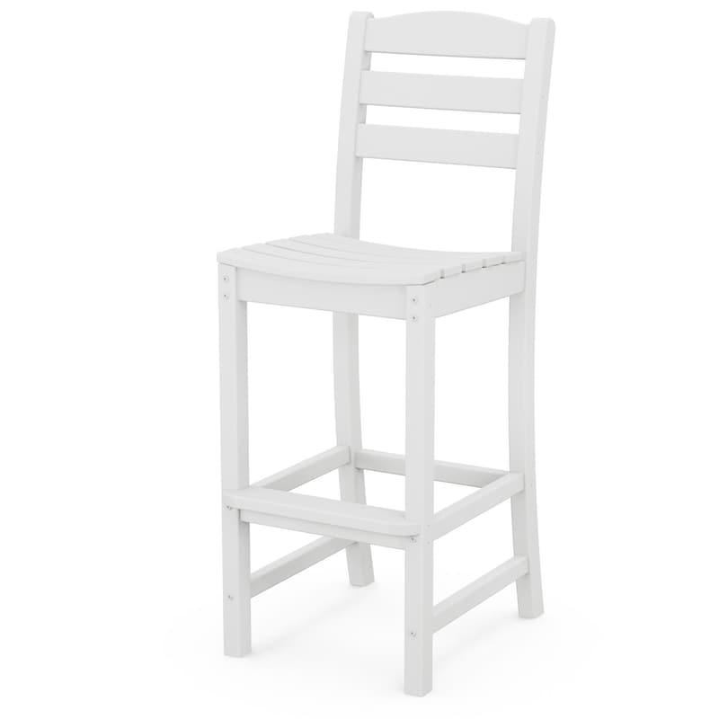 POLYWOOD La Casa Cafe Bar Side Chair - White