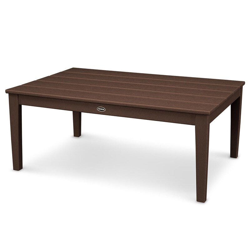 POLYWOOD Newport 28 X 42 Inch Coffee Table - Mahogany