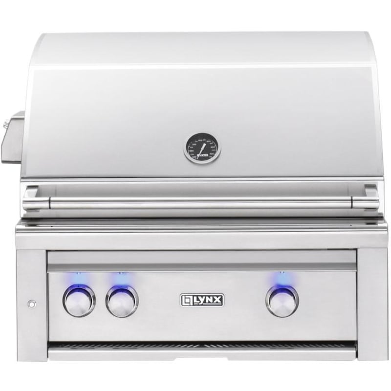 Lynx Professional 30-Inch Built-In Natural Gas Grill With Rotisserie - L30R-3-NG