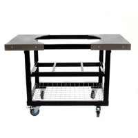 Thumbnail for Primo Steel Cart With Stainless Steel Side Tables For Oval Junior - PG00320