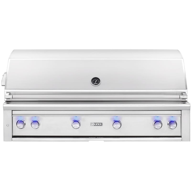 Lynx Professional 54-Inch Built-In Propane Gas Grill With One Infrared Trident Burner And Rotisserie - L54TR-LP
