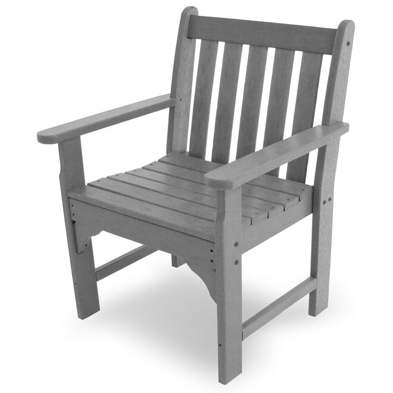 POLYWOOD Vineyard Garden Arm Chair - Slate Grey