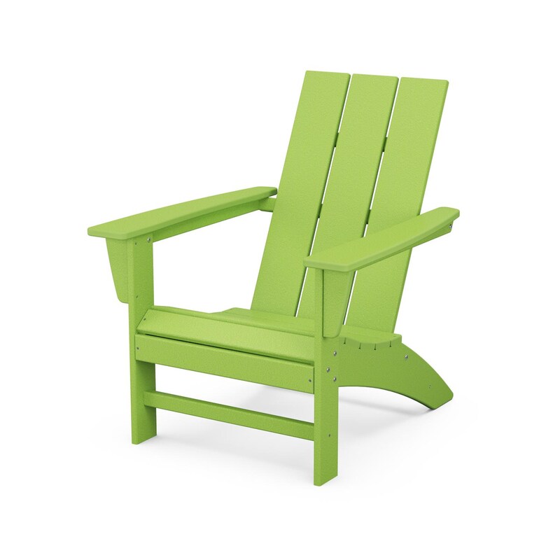 POLYWOOD Modern Adirondack Chair - Lime