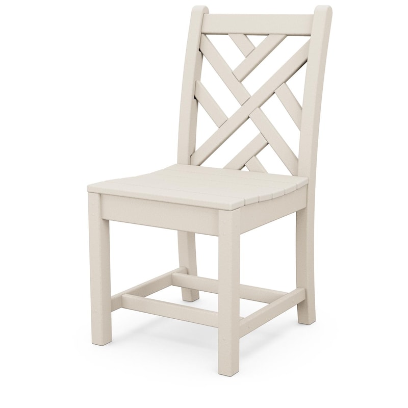 POLYWOOD Chippendale Dining Side Chair - Sand