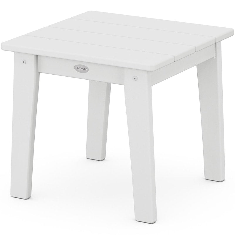 POLYWOOD Lakeside 18-Inch End Table - White