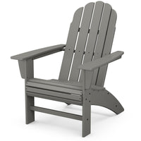 Thumbnail for POLYWOOD Vineyard Curveback Adirondack Chair - Slate Grey