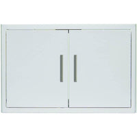 Thumbnail for Blaze 40-Inch Stainless Steel Double Access Door With Paper Towel Holder - BLZ-AD40-R-SC