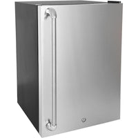 Thumbnail for Blaze 20-Inch 4.4 Cu. Ft. Compact Refrigerator W/ Stainless Steel Door & Towel Bar Handle - BLZ-SSRF126