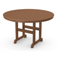 Thumbnail for POLYWOOD 48-Inch Round Dining Table - Teak