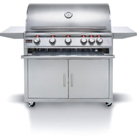 Thumbnail for Blaze Premium LTE 40-Inch 5-Burner Propane Grill w/ Rear Infrared Burner & Grill Lights