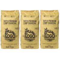 Thumbnail for FOGO Super Premium Natural Hardwood Lump Charcoal - 35 Lbs - 3 Pack