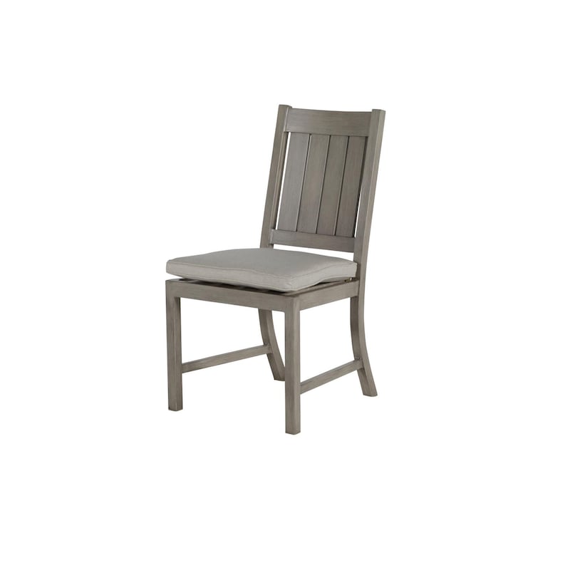 Summer Classics Club/Croquet Aluminum Side Chair - Oyster